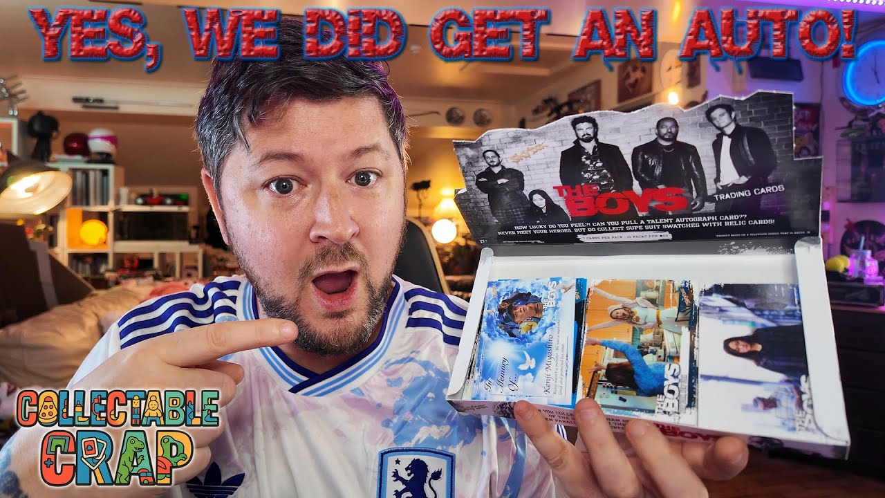 Ripping a 'The Boys' Trading Cards Hobby Box! | Hunting Autos, Relics & Rares (We Pull an Auto!)