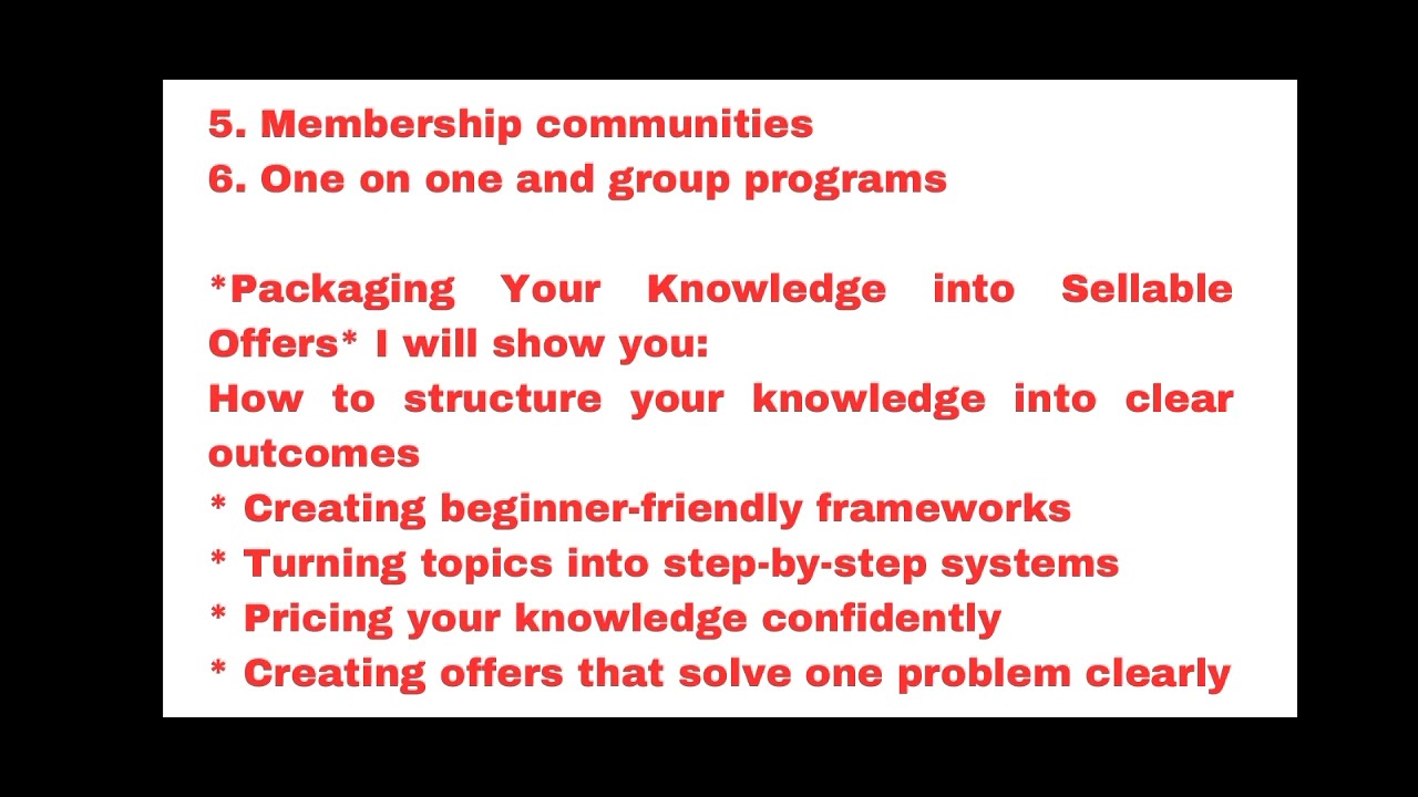 HOW TO MONETIZE YOUR KNOWLEDGE