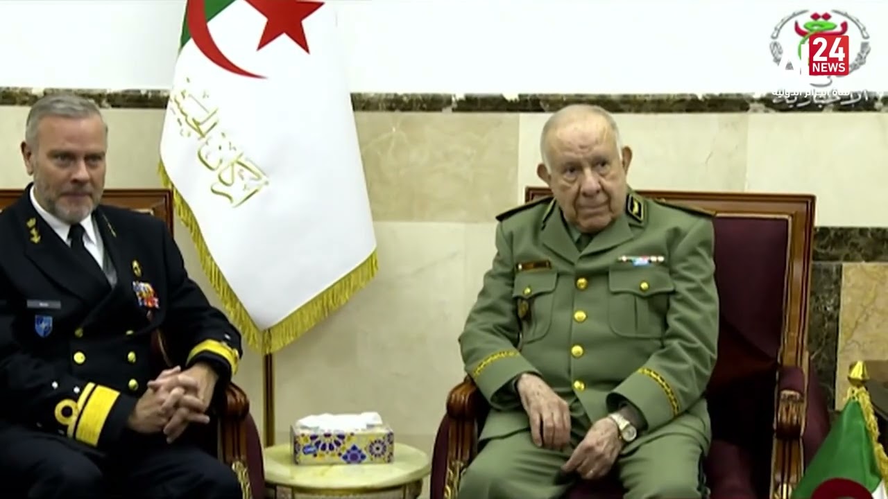 الجزائر - حلف شمال الأطلسي | رئيس أركان الجيش الفريق أول شنقريحة يستقبل رئيس اللجنة العسكرية للناتو