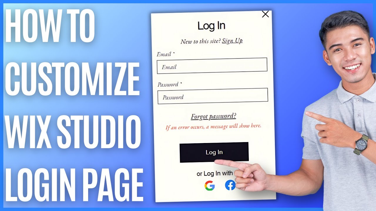 How to Customize Wix Studio Login Page [Quick Guide]