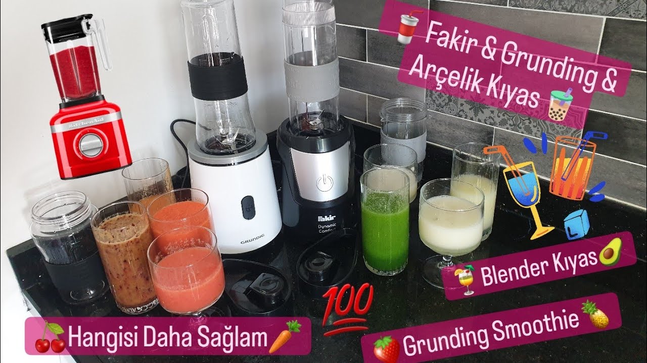 ✅FAKİR HAUSGRERATE SMOOTHIE BLENDER❌ FAKİR & ARÇELİK & GRUNDİNG KIYAS📛