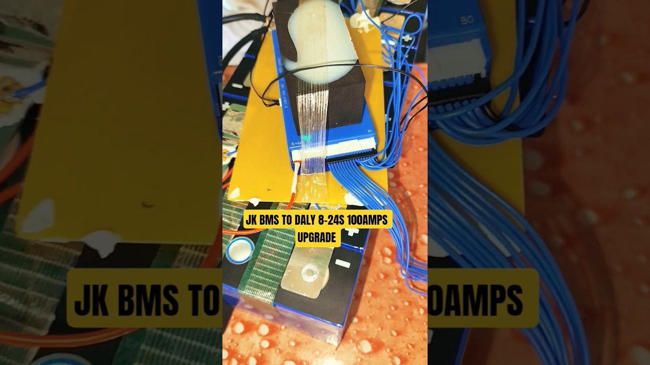 JK BMS to Daly 8-24s 100amps active balancer #bms #lithium #daly #diet #lithiumbattery #review