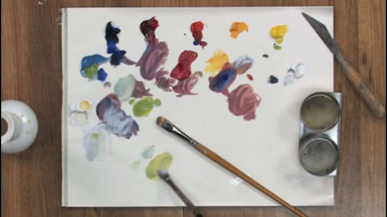 How To Paint A White Vase in Oils