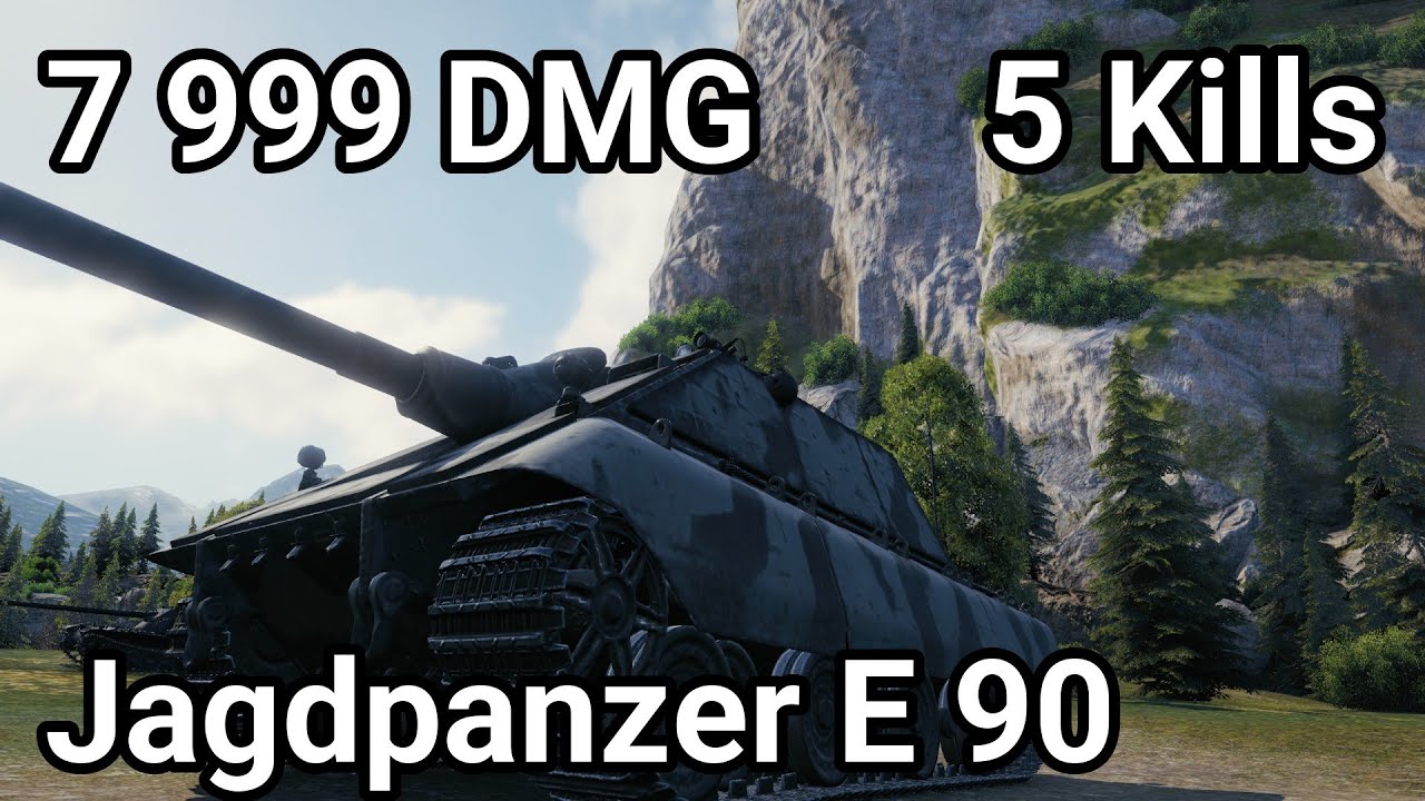 7,999 DAMAGE! Jagdpanzer E 90 UNREAL Carry