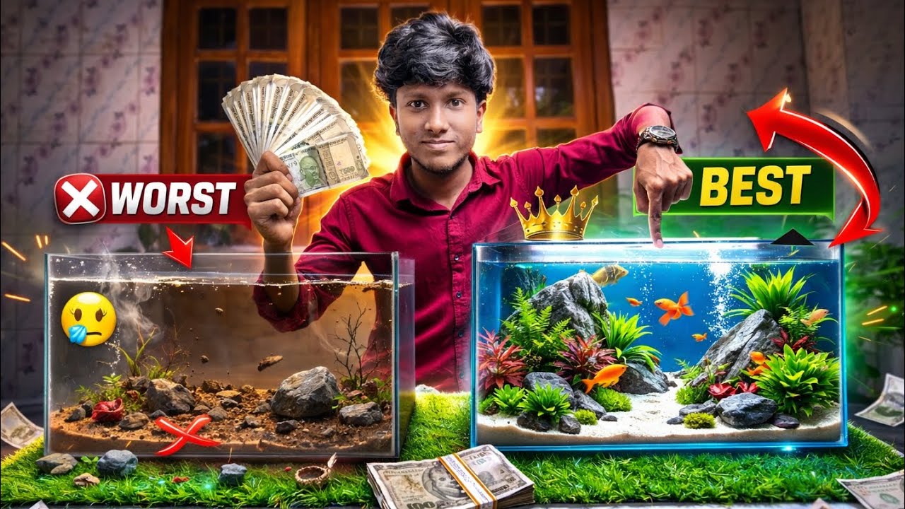 Tank Setup Challenge WINNER Gets ₹10,000 😳🔥/JENISH KJ