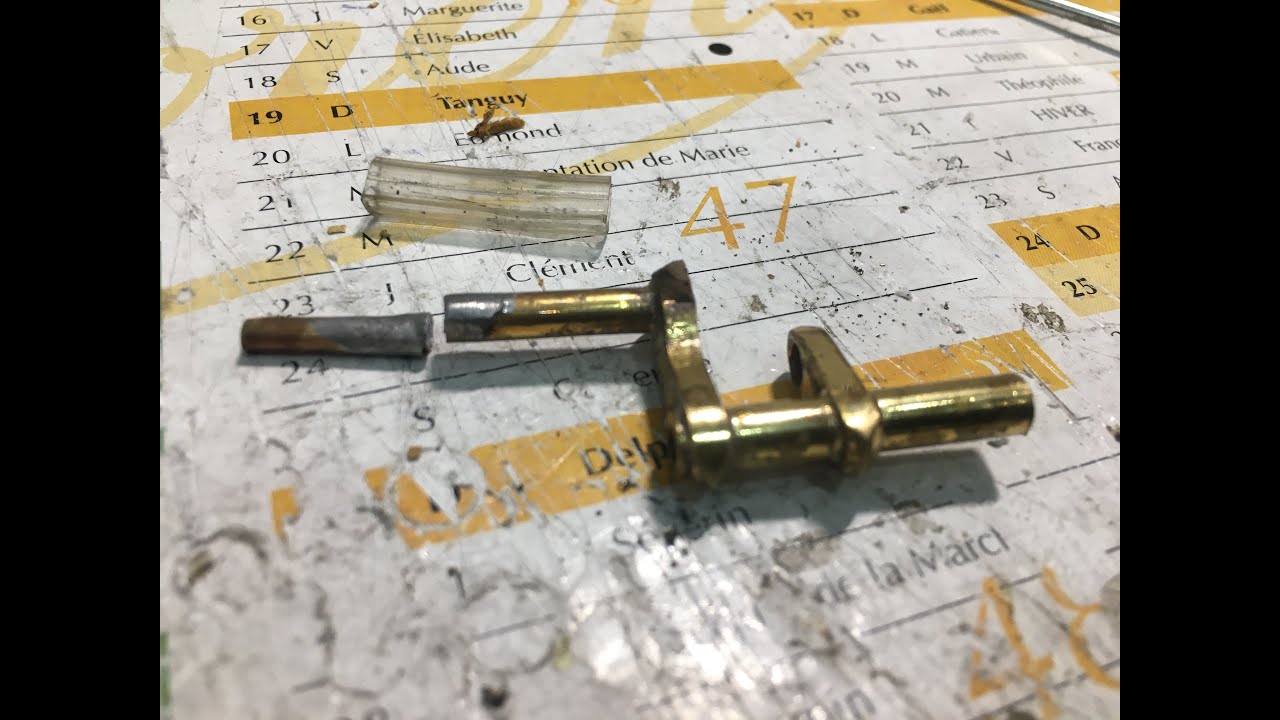 Restaurar llave de octava Saxo Alto