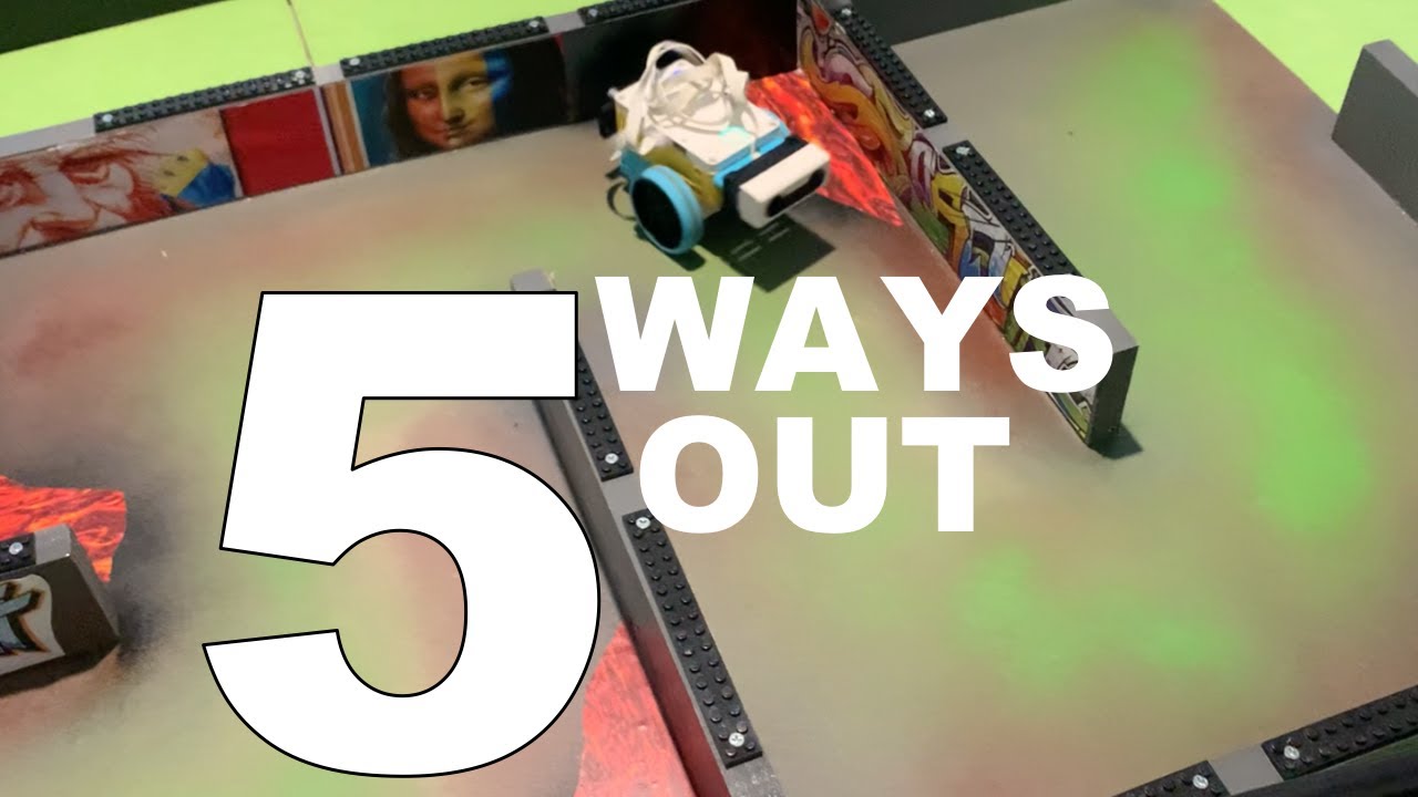 Spike Prime Maze Escape: Five ways to Code Your Way Out! Tutorial