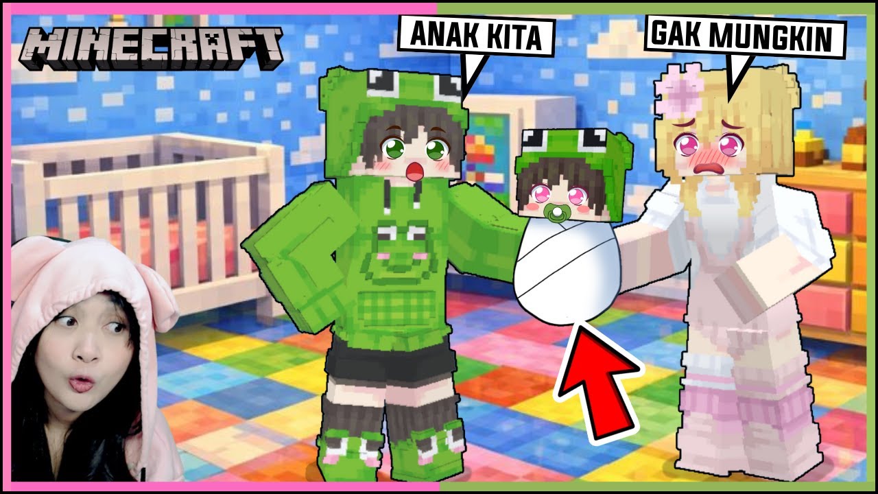Aku dan Popo Tiba-Tiba Punya ANAK ! (MINECRAFT)