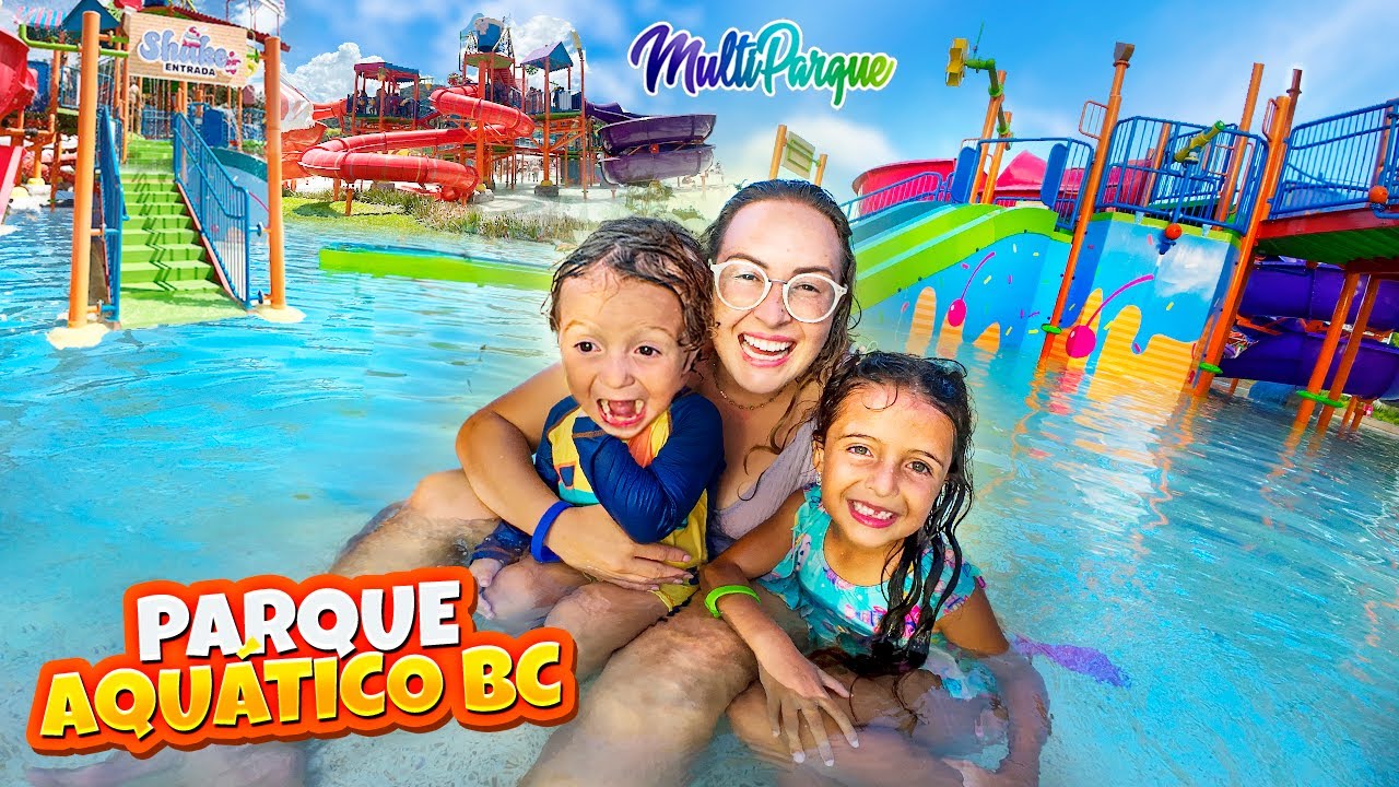 UM DIA INTEIRO NO PARQUE AQU&Aacute;TICO COM AS CRIAN&Ccedil;AS - FAM&Iacute;LIA BELLA E LUCCA SHOW