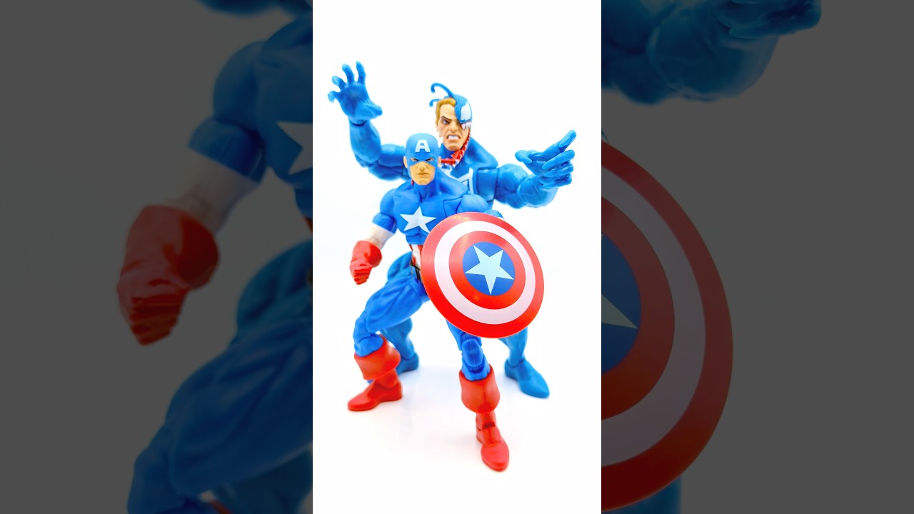 Marvel Legends Series Gamerverse Captain America vs Venom 
