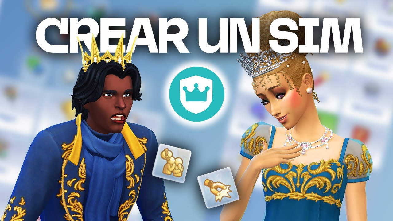 #REVIEW 👗 CREAR UN SIM - Los Sims 4 Dinastías y Linajes 👑 CORONAS, TRAJES, JOYAS... ROBINHOOD?