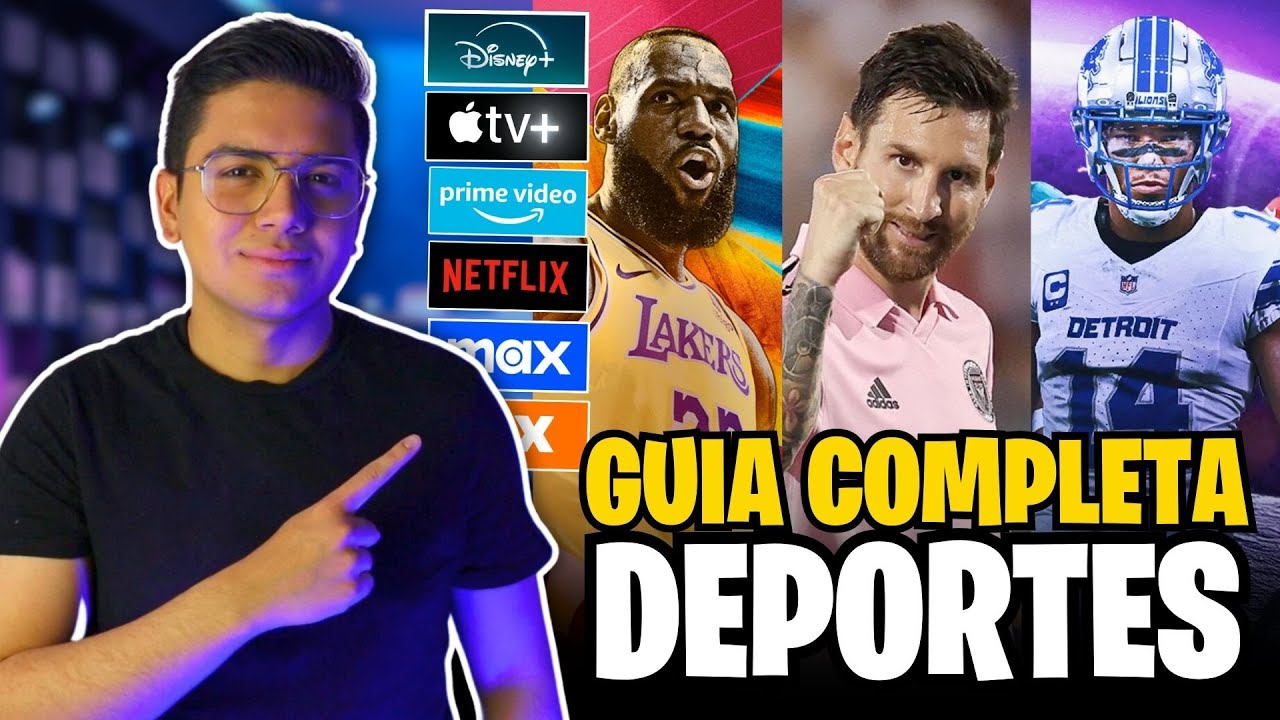 🔴 La MEJOR PLATAFORMA de STREAMING Para FANS de los DEPORTES | GUIA