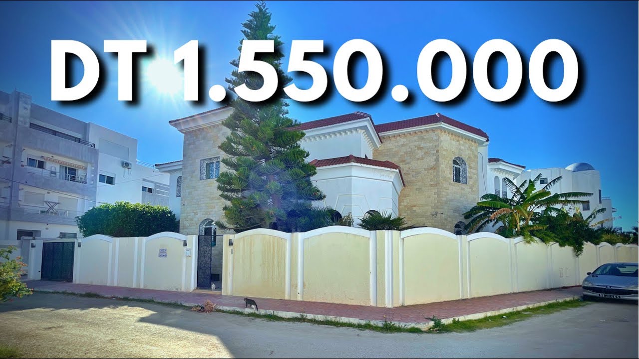 قصر كلاسيك بقيمة 1,550,000 دينار تونسي قرب المسرح الدولي في الحمامات 🇹🇳