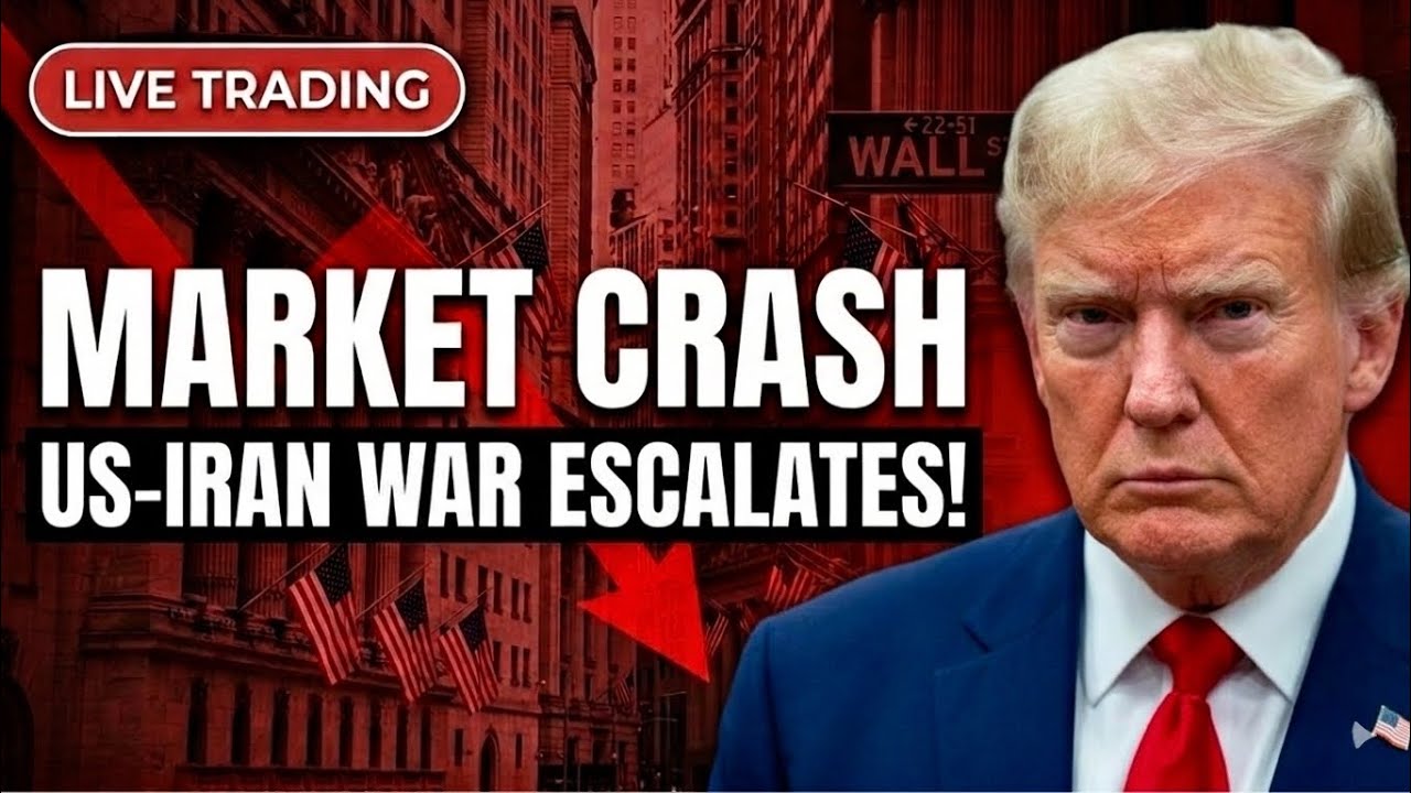 Oil Price Soaring, S&P500 Drops to Critical Support! Iran War Market Crash | Live Trading