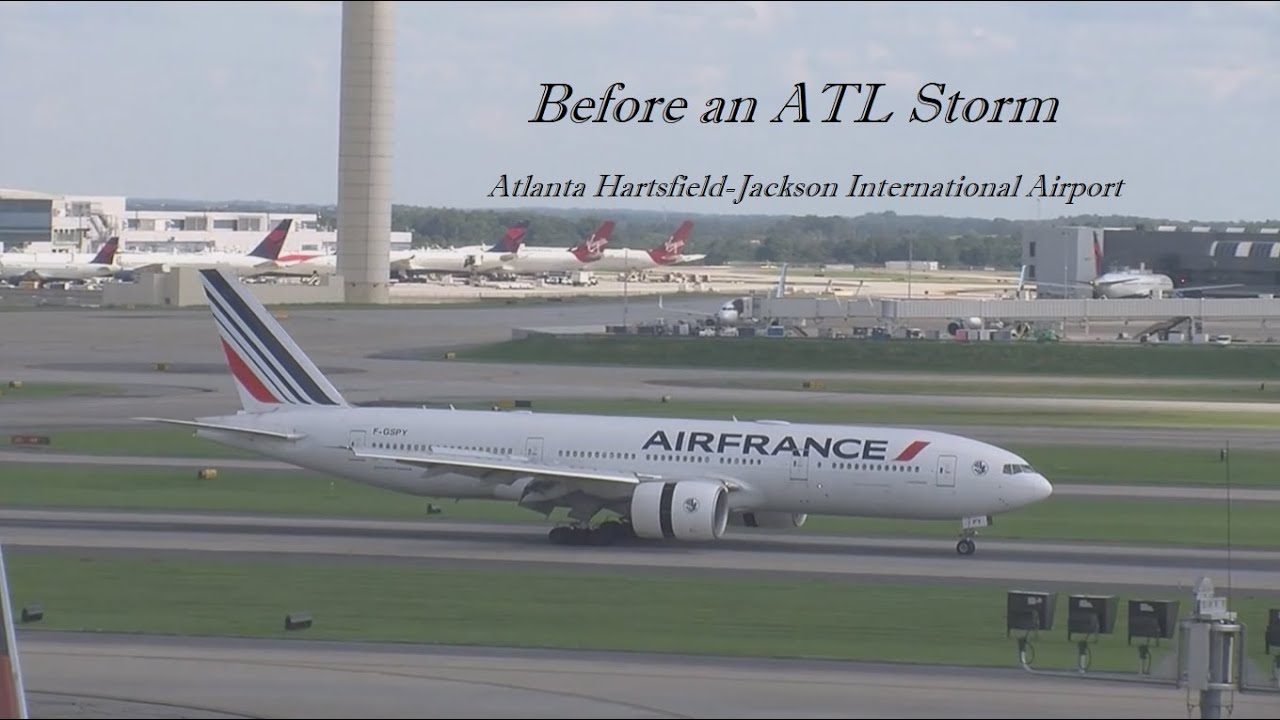 Before an ATL Storm - Planespotting at Atlanta Hartsfield-Jackson International Airport