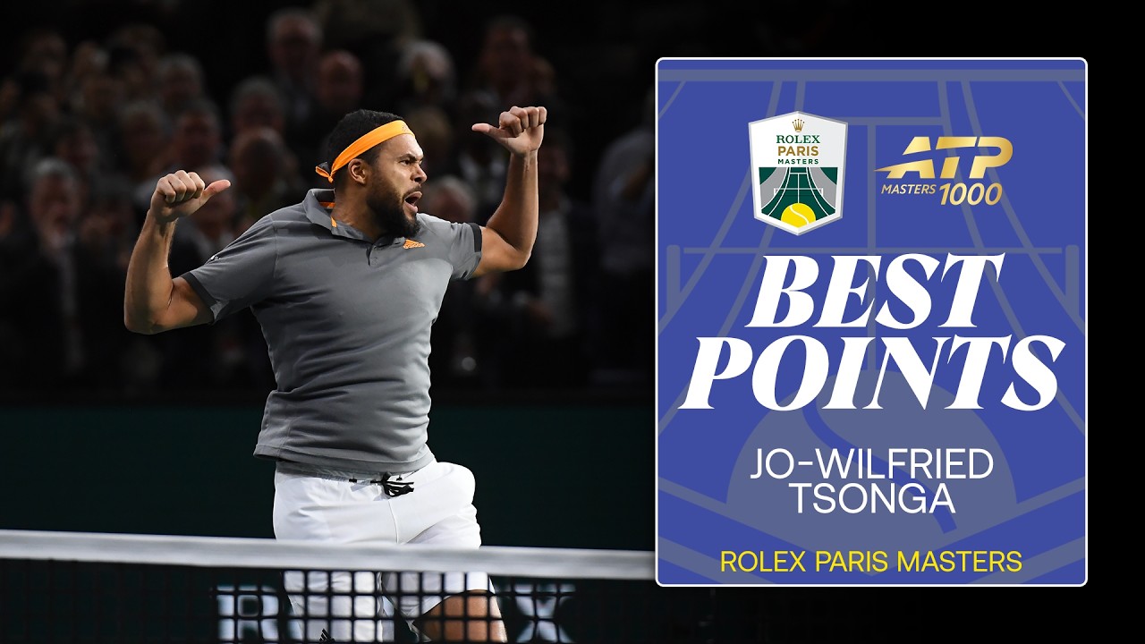 Жо-Вильфрид Цонга заставляет публику встать на ноги | Rolex Paris Masters