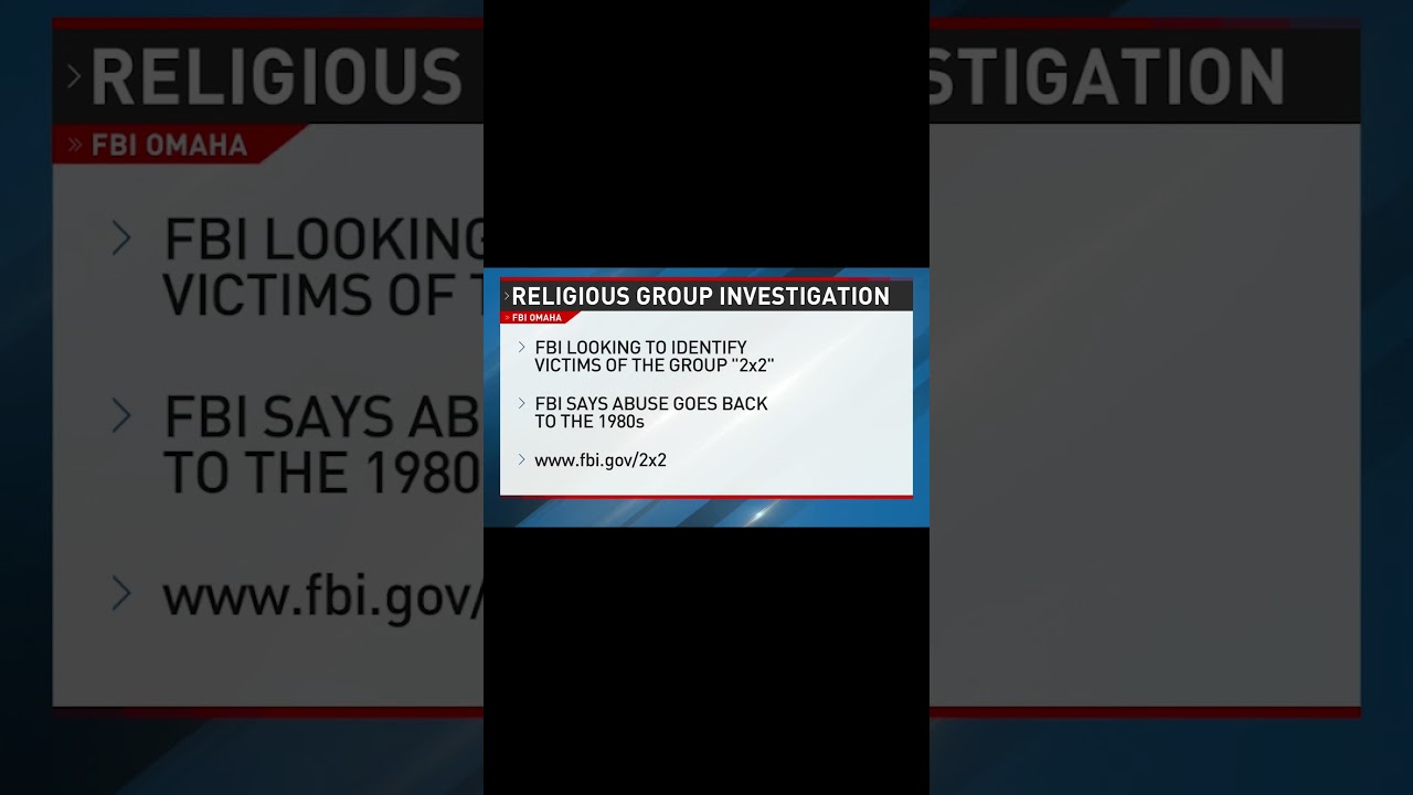 FBI seeking victim information regarding religious group investigation #news #shorts #crime #fbi