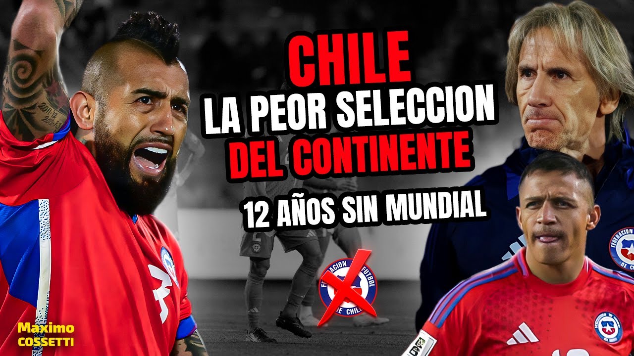 EL TRISTE FINAL DE CHILE | FUERA DEL MUNDIAL, &Uacute;LTIMOS Y HACIENDO SU PEOR ELIMINATORIA | ARTURO VIDAL