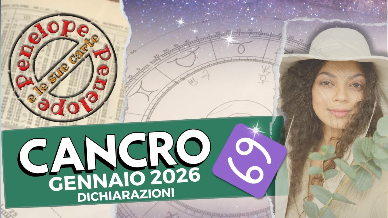 CANCRO GENNAIO 2026 ♋️ | Oroscopo &bull; Astrologia