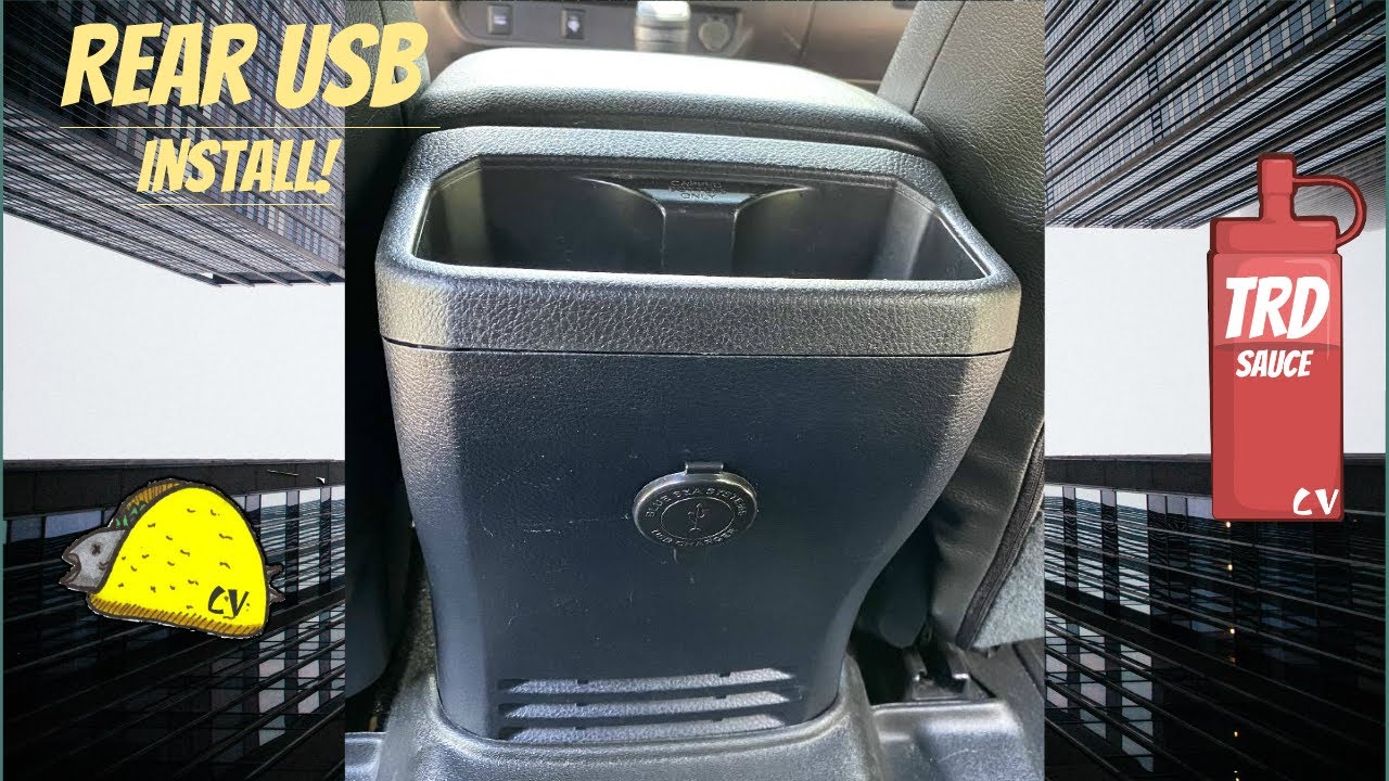Toyota Tacoma | Blue Sea Systems rear USB Charger Install  | (2017 Tacoma)