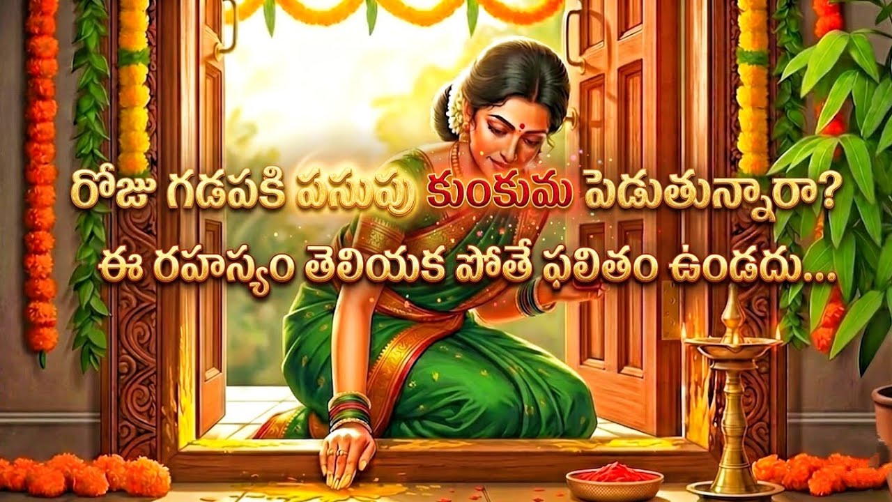 🔴 గడపకి పసుపు ఇలా రాస్తున్నారా? అయితే మీ ఇల్లు నాశనమే! 😱 | Don't Do This Big Mistake!