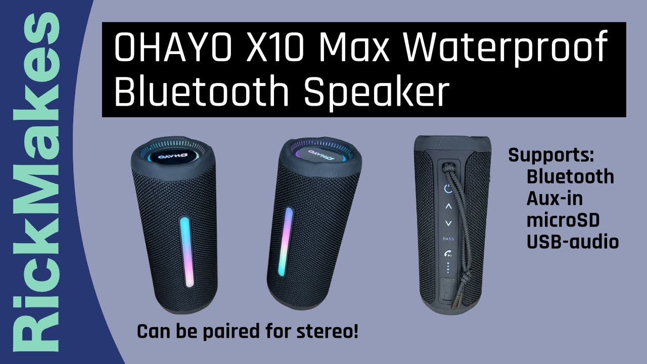OHAYO X10 Max Waterproof Bluetooth Speaker