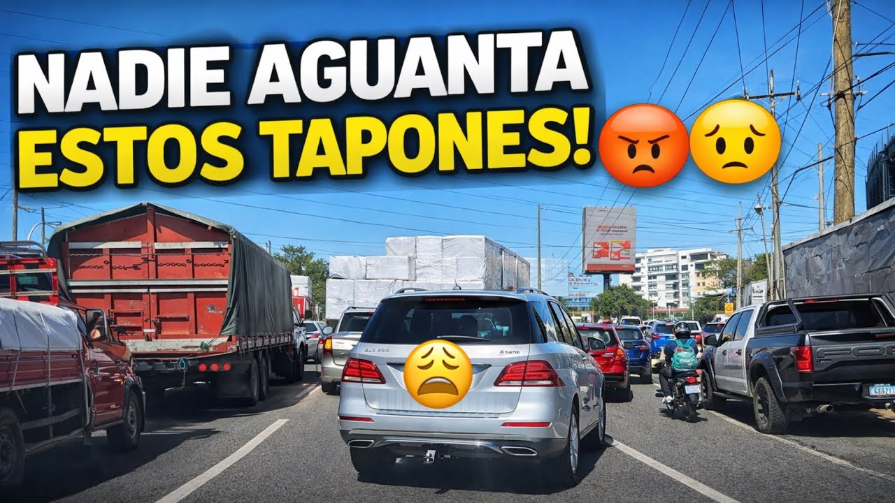 NADIE AGUANTA ESTOS TAPONES | Avenida Luperón Colapsada 🚨