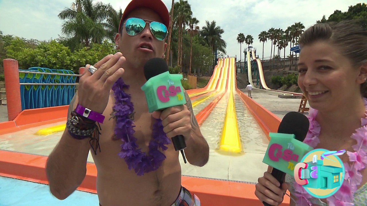 CHOCKS Y ANDREA  I OAXTEPEC SIX FLAGS I TU CASA TV