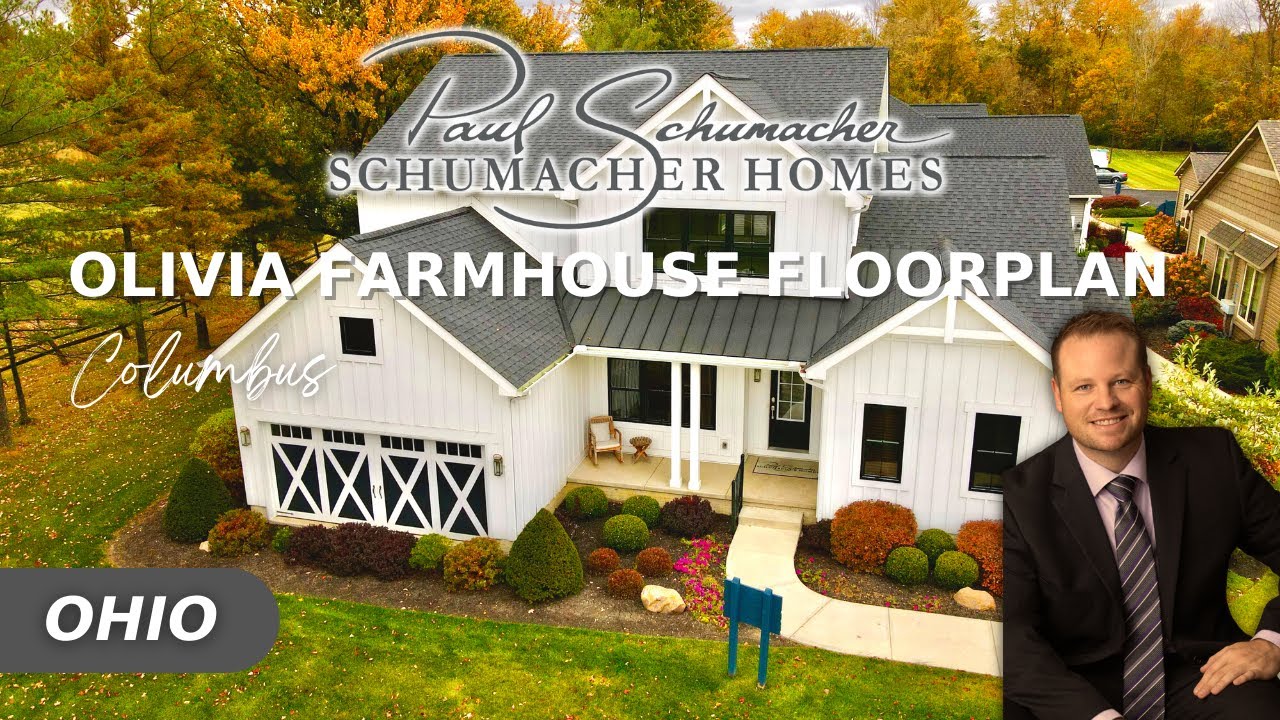 Columbus, Ohio | Schumacher Homes | 2,786 SF | Olivia Modern Farmhouse