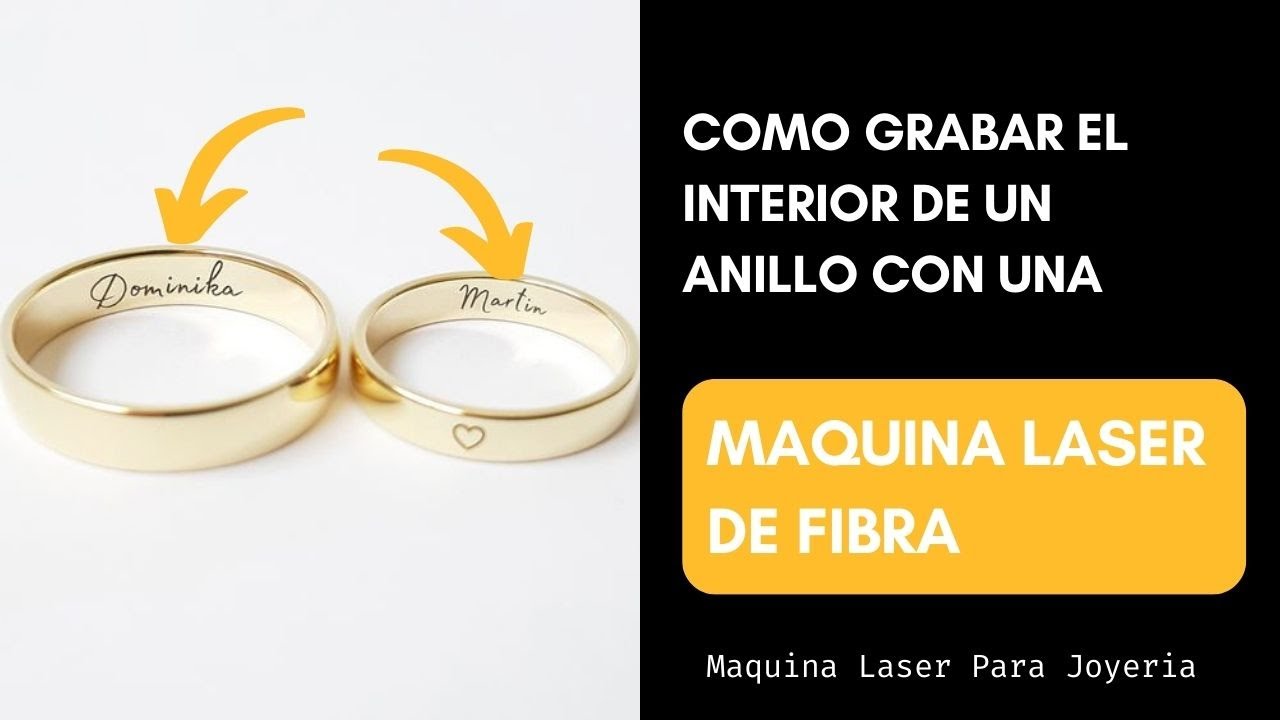 Tutorial Como Grabar Interior de un Anillo con Maquina Laser de Fibra para Joyeria EzCad LightBurn