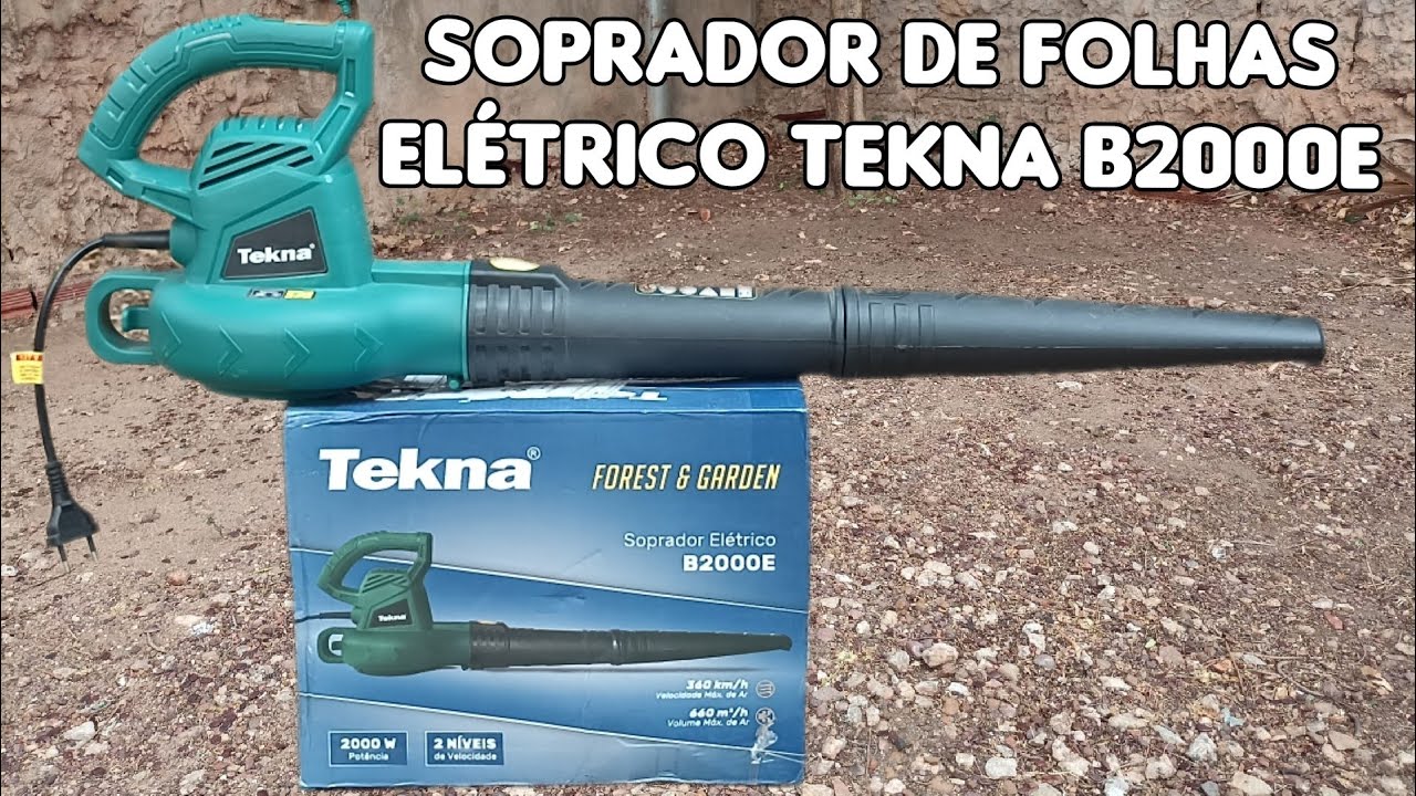 [061ª ED] SOPRADOR DE FOLHAS ELÉTRICO | TEKNA B2000E