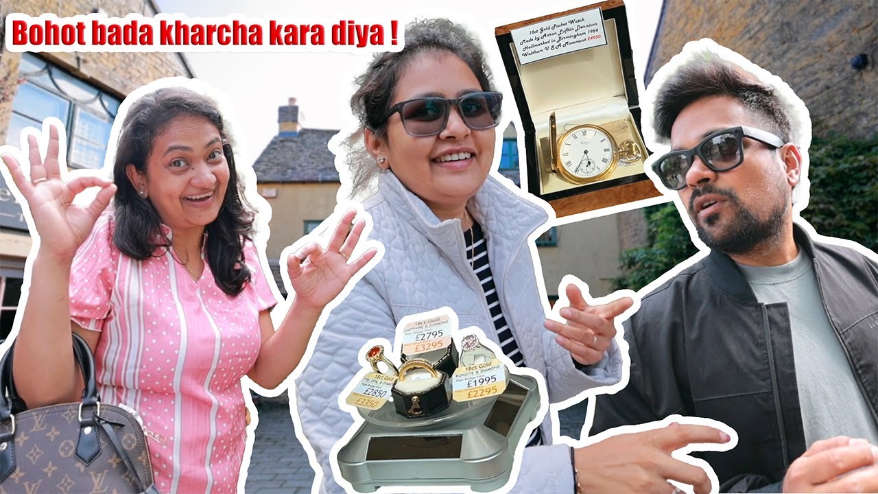Finally nanad ke liye ek diamond ring aur jiju ke liye ₹5,00,000 ki watch select ki