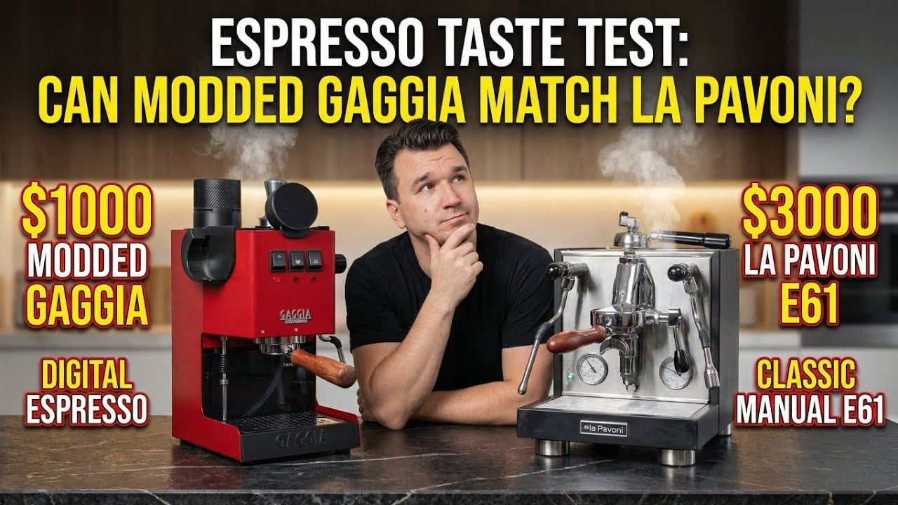 $300 Tech vs. $3,000 Soul: Gaggimate vs. La Pavoni Cellini Evolution E61