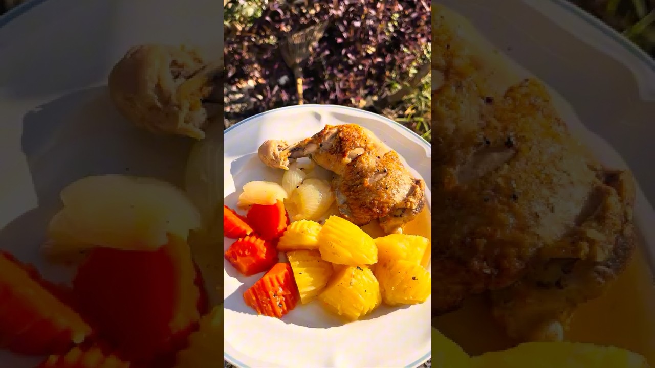 Очень простой рецепт тушеной курицы (такая нежная и ароматная!) #ПростойРецепт #БлюдоВОднойКастрю...