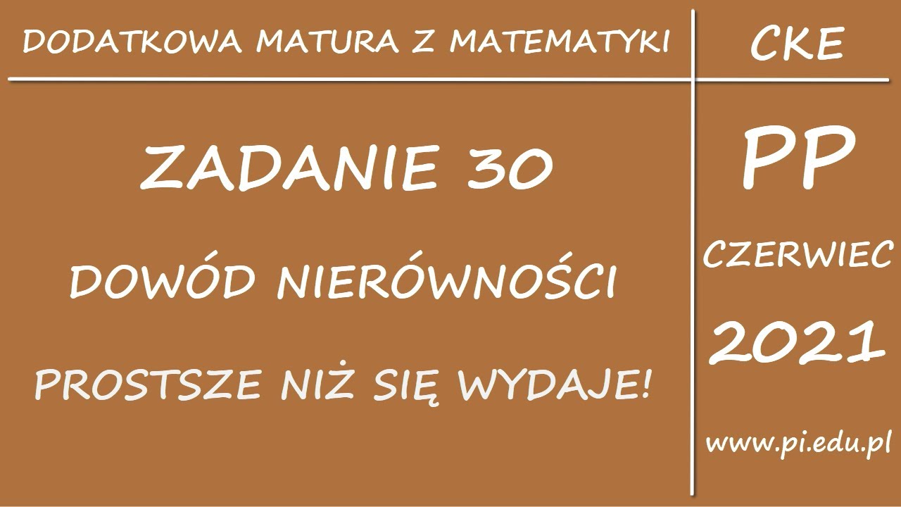 Zadanie 30. Matura CKE. Czerwiec 2021