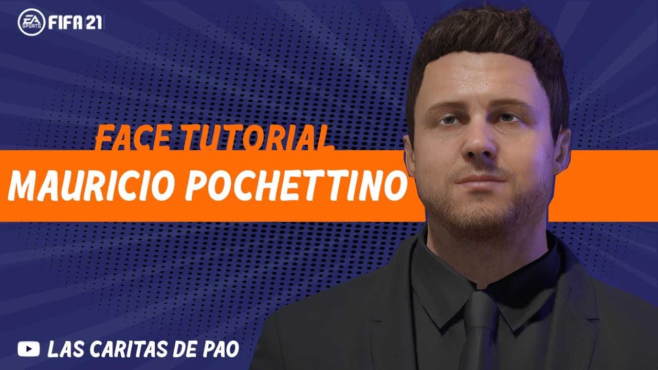 Mauricio Pochettino FACE FIFA 21 lookalike modo carrera | career mode | dt | manager PSG