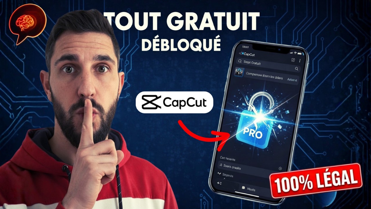 🔴 AVOIR CAPCUT PRO GRATUIT ? L'Astuce Légale (Glitch 2026)