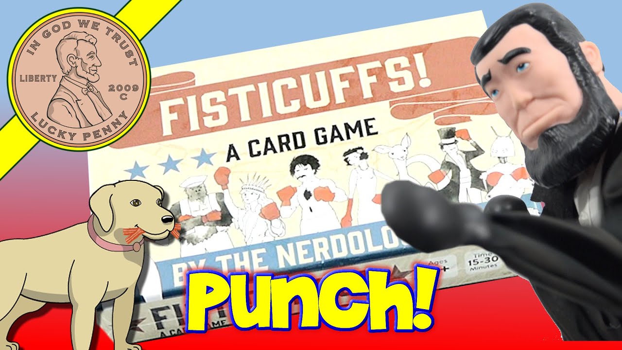How To Play The Game Fisticuffs Card Boxing Game - Butch & Abe Battle It Out In the Ring