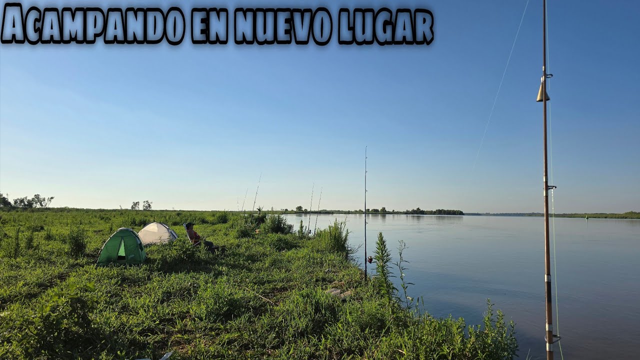 ACAMPANDO Y PESCANDO , En los pozos más profundos de Ramallo 