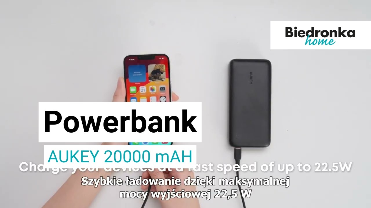 Powerbank AUKEY 20000 mAH 22,5 W