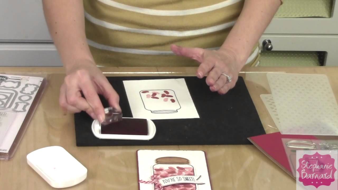 Sizzix Jar Framelits and Clear Stamp Set