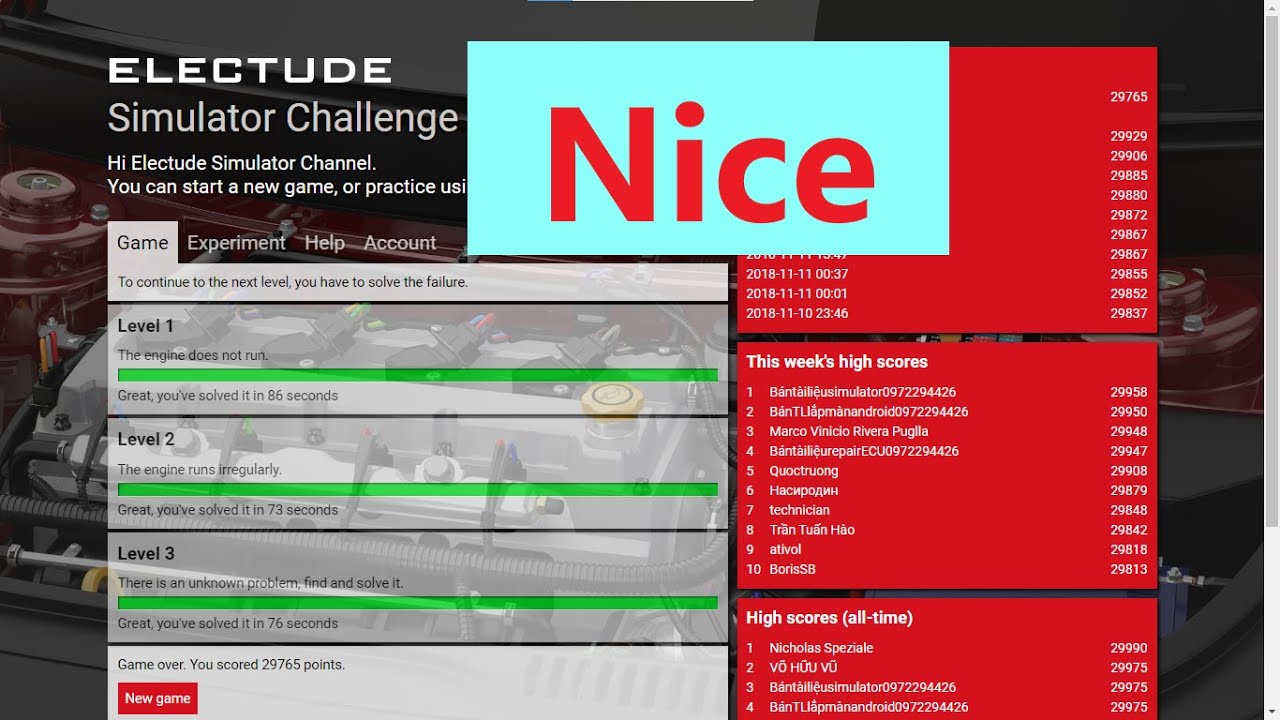 Electude Simulator Level 3 (part 159) II Nice challenge essy