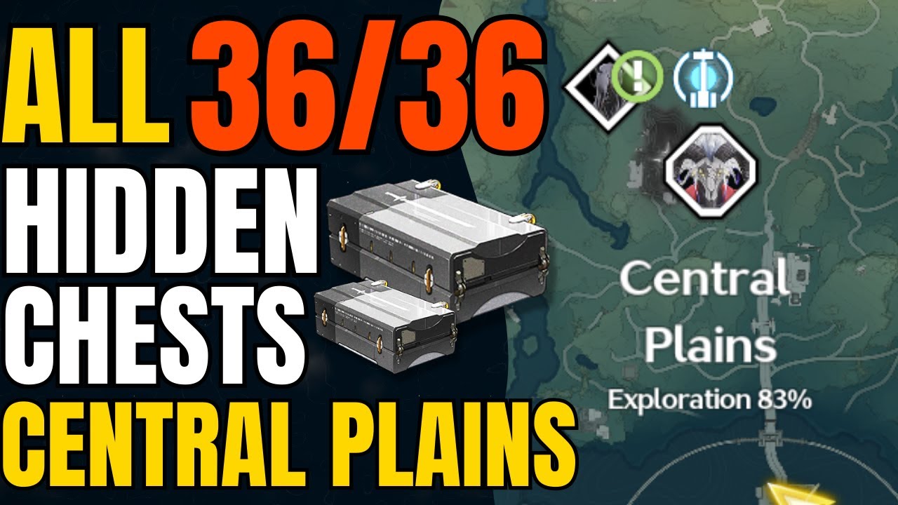 All 36/36 Hidden Chest Locations in Central Plains | Complete Guide | Wuthering Waves