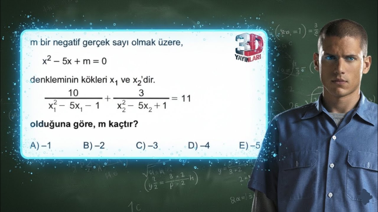 2026 AYT Matematik'de Çıkabilecek 2.Dereceden Denklem Sorusu