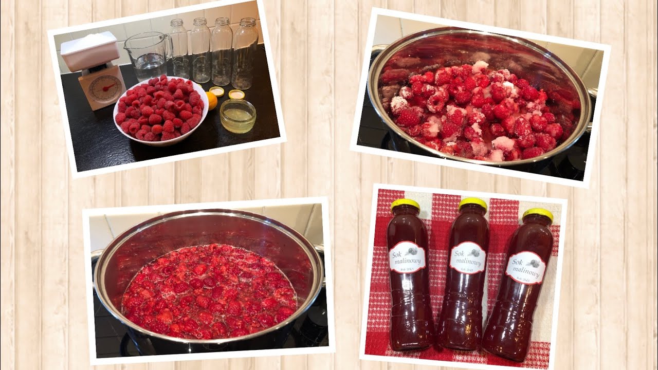 JAK ZROBIĆ SOK Z MALIN? IDEALNY DO HERBATY ALE TEŻ DO PIWA. SZYBKI I ŁATWY PRZEPIS.