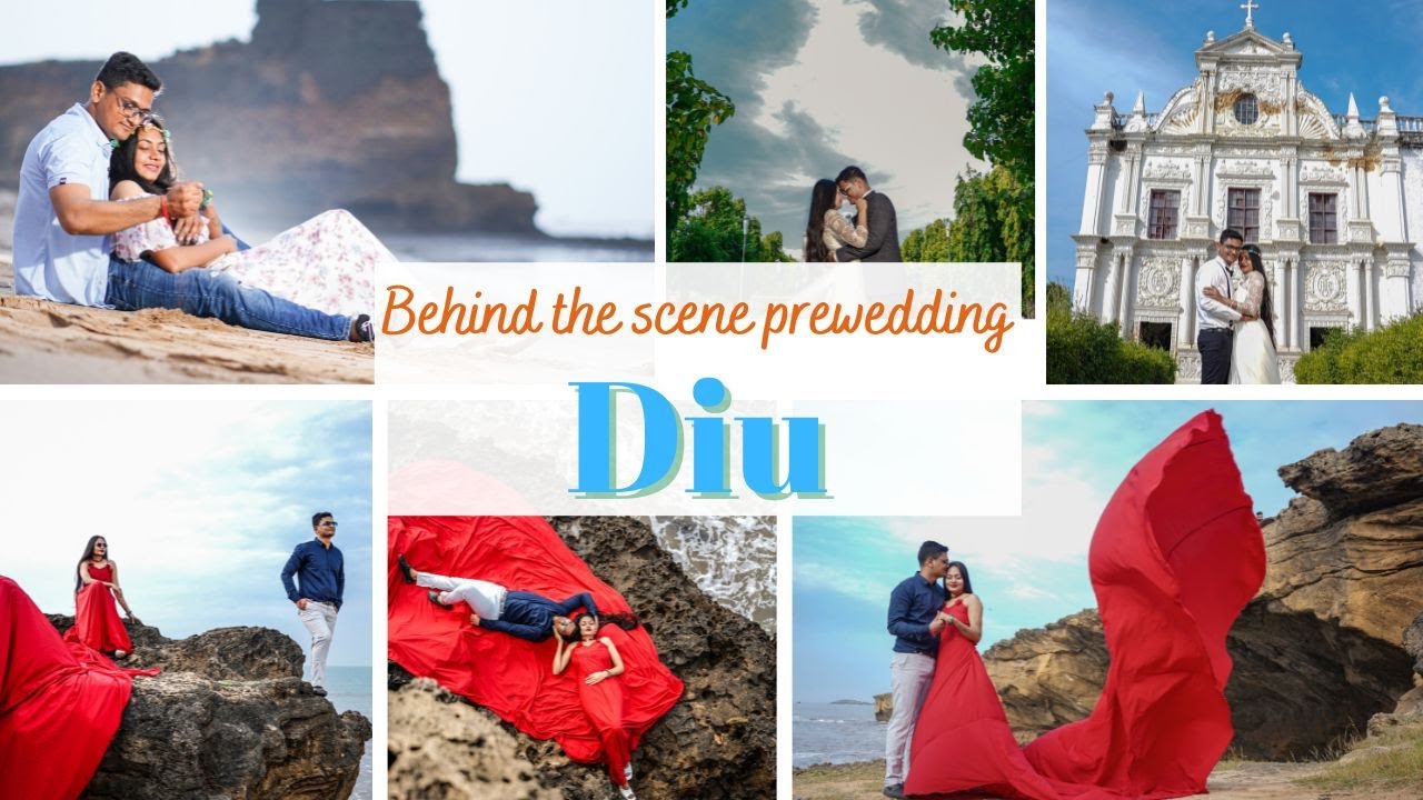 DIU mini GOA in Gujarat | Diu Prewedding Location | Behind the scene prewedding Photography