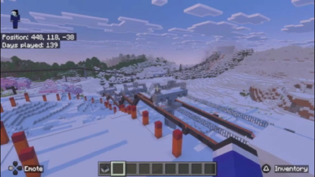 My Minecraft ski resort (not finished)