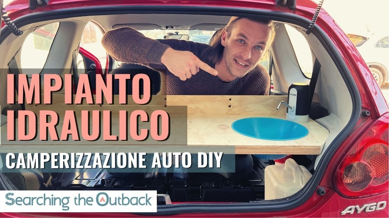 Semplice IMPIANTO IDRAULICO per auto DIY | CAMPERIZZAZIONE Toyota Aygo Ep.3