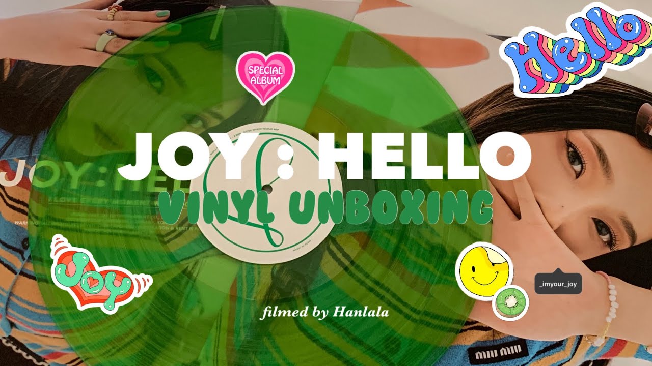 ENG) 외로운 날들이여 모두 다 안녕~ 조이 안녕 LP 언박싱 ㅣ JOY HELLO Vinyl Unboxing