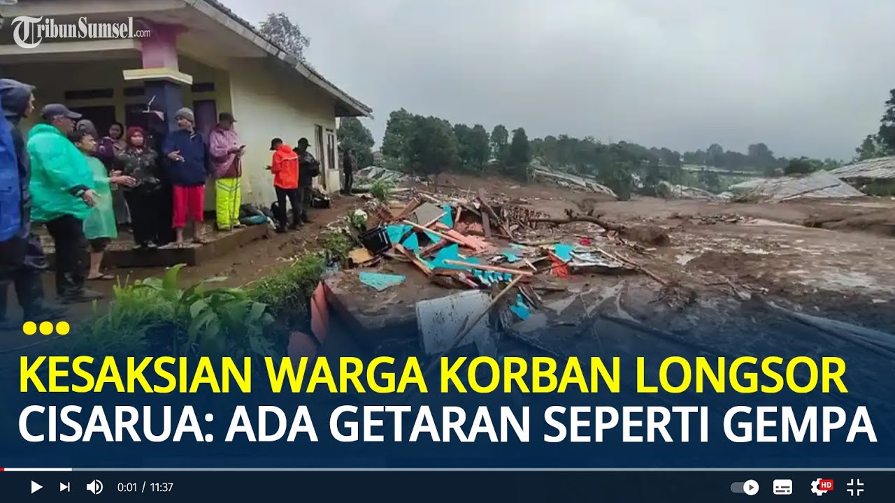 Kesaksian Warga Korban Longsor Cisarua: Ada Getaran Seperti Gempa Bumi Diikuti Suara Gemuruh